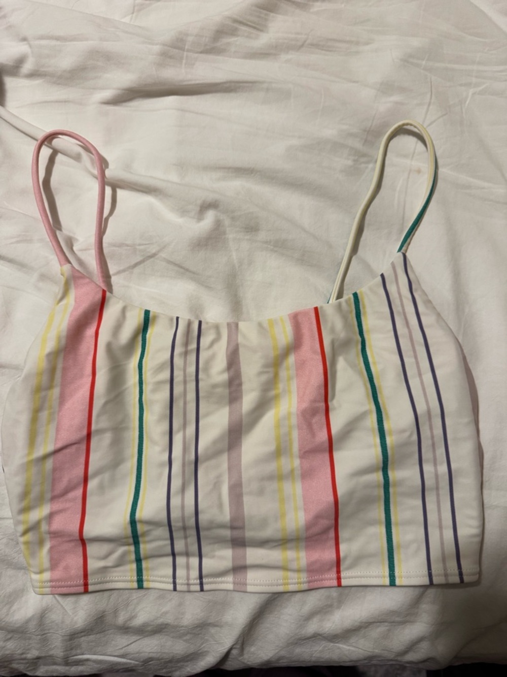 Madewell Striped Multicolor Swim Top